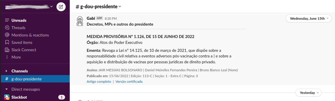 Gráfico de barra com contribuições de cada causa mortis.